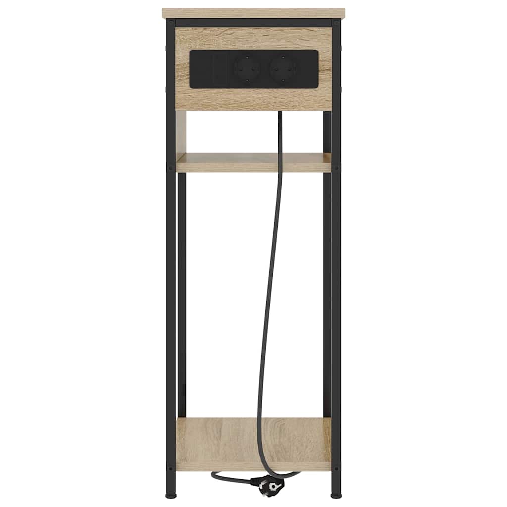 Dulap de noapte Stejar sonoma 41 x 28 x 76 cm Lemn compozit GartenMobel Dekor