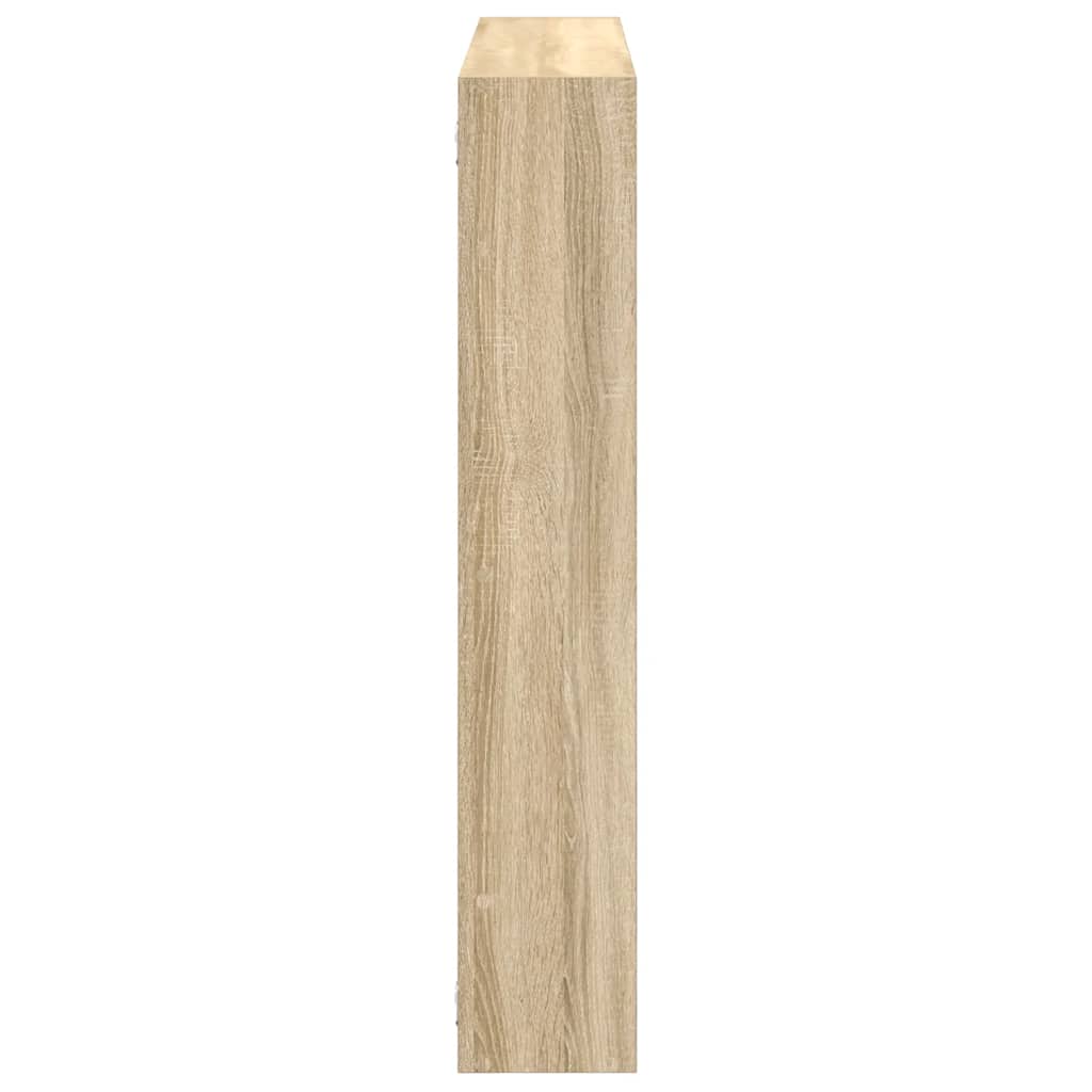 Raft cubic perete 7 compartimente stejar sonoma lemn prelucrat GartenMobel Dekor
