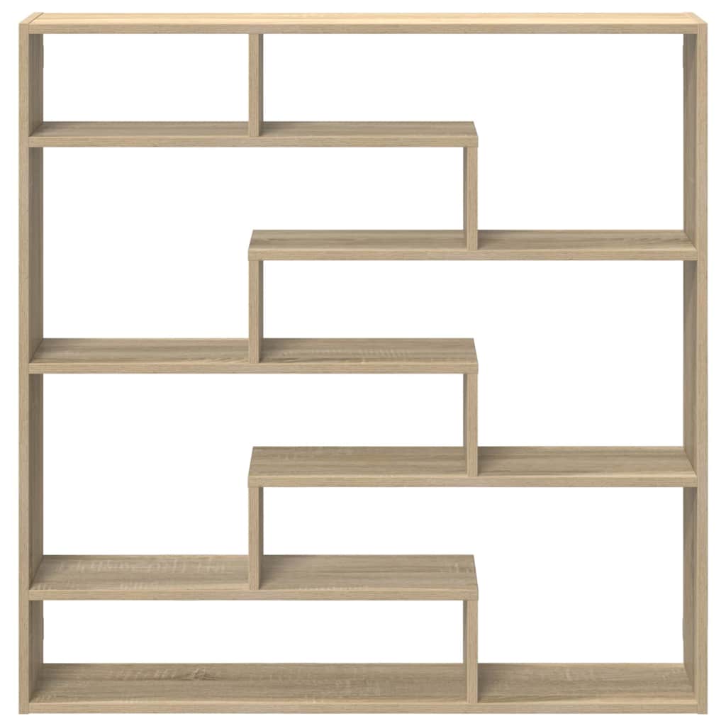 Raft cubic perete 7 compartimente stejar sonoma lemn prelucrat GartenMobel Dekor