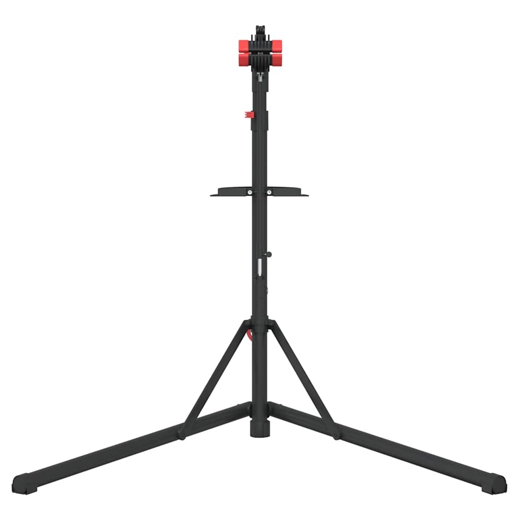 Suport reparare biciclete pliabil reglabil 92-152 cm roșu oțel GartenMobel Dekor