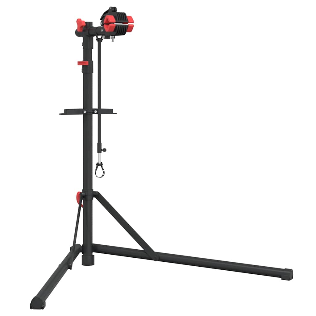 Suport reparare biciclete pliabil reglabil 92-152 cm roșu oțel GartenMobel Dekor