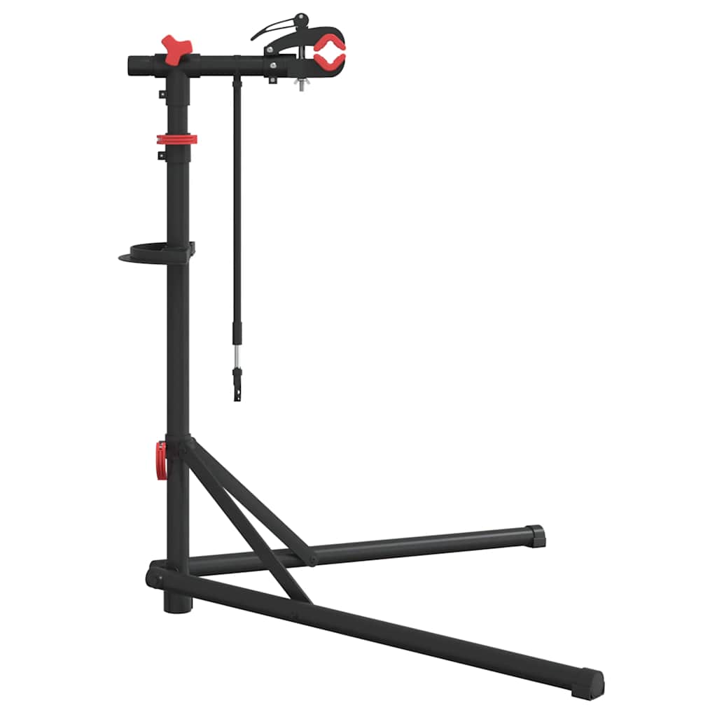 Suport reparare biciclete pliabil reglabil 92-152 cm roșu oțel GartenMobel Dekor