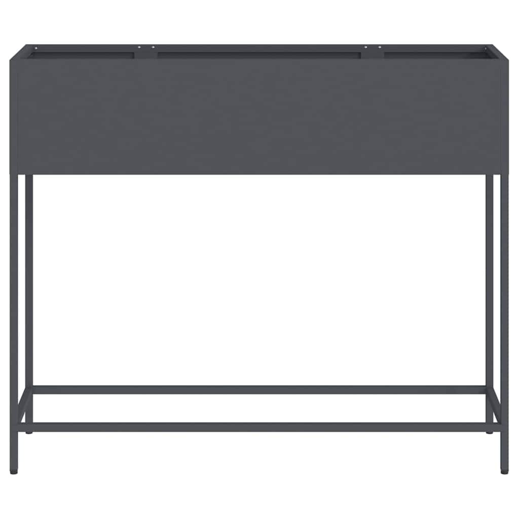 Ghiveci ridicat pentru grădină Antracit 100 x 26 x 82 cm Oțel GartenMobel Dekor
