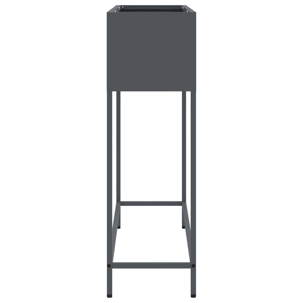 Ghiveci ridicat pentru grădină Antracit 100 x 26 x 82 cm Oțel GartenMobel Dekor