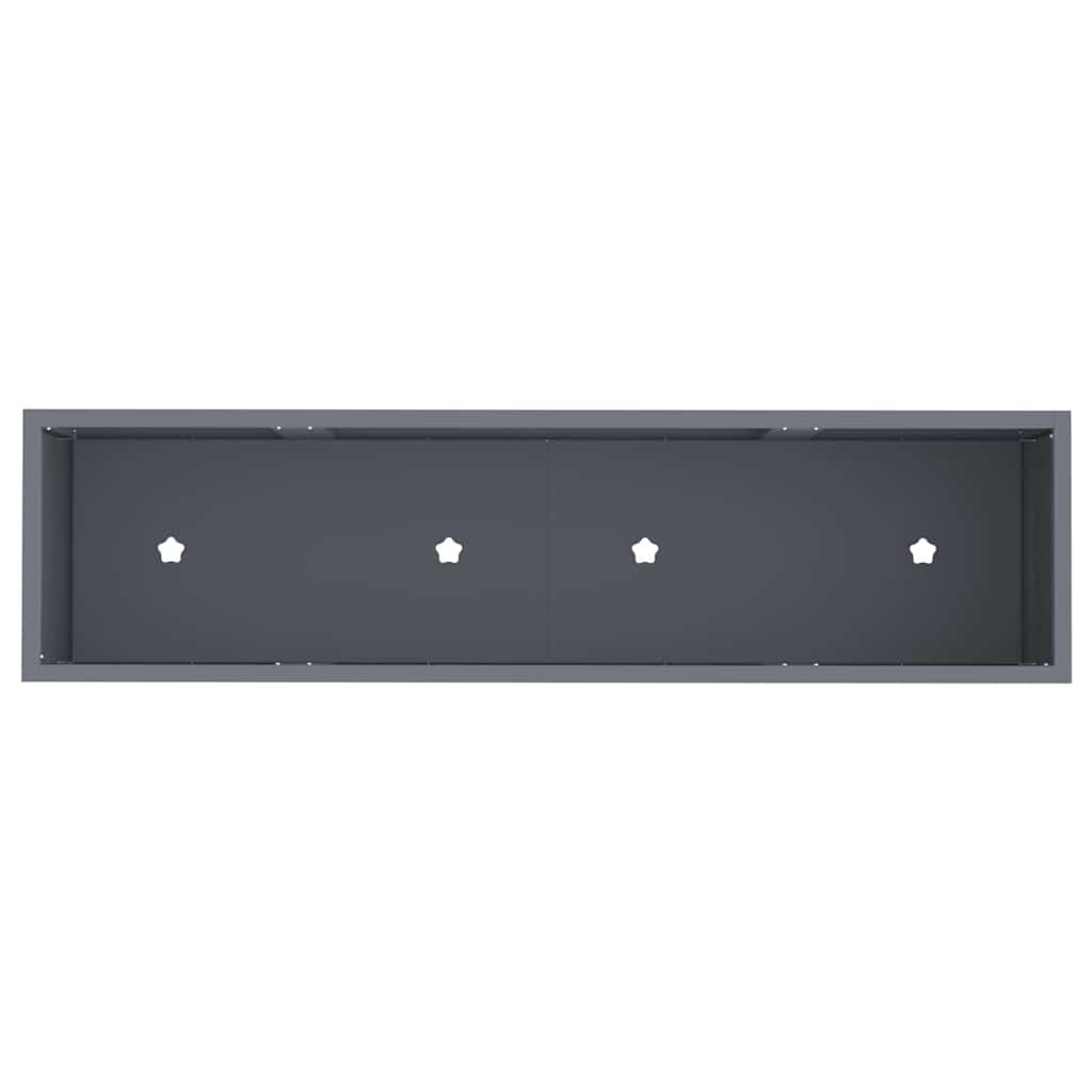 Ghiveci ridicat pentru grădină Antracit 100 x 26 x 82 cm Oțel GartenMobel Dekor