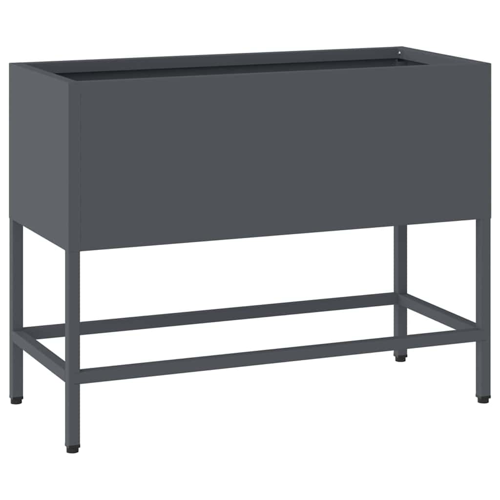 Ghiveci ridicat pentru grădină Antracit 60 x 26 x 45 cm Oțel GartenMobel Dekor