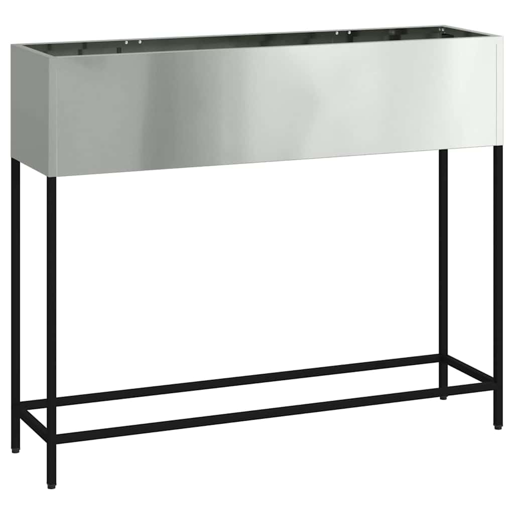 Ghiveci ridicat pentru grădină Argintiu 100 x 26 x 82 cm GartenMobel Dekor