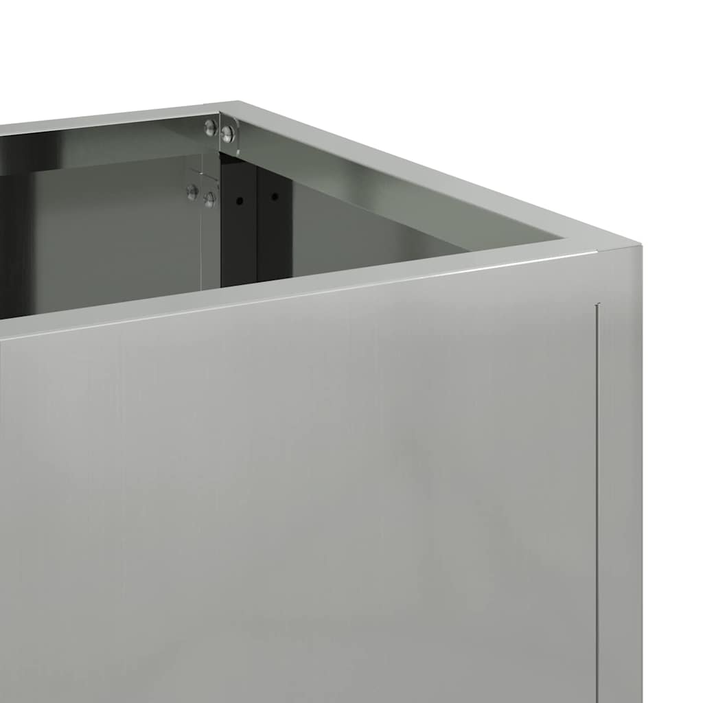 Ghiveci ridicat pentru grădină Argintiu 100 x 26 x 82 cm GartenMobel Dekor