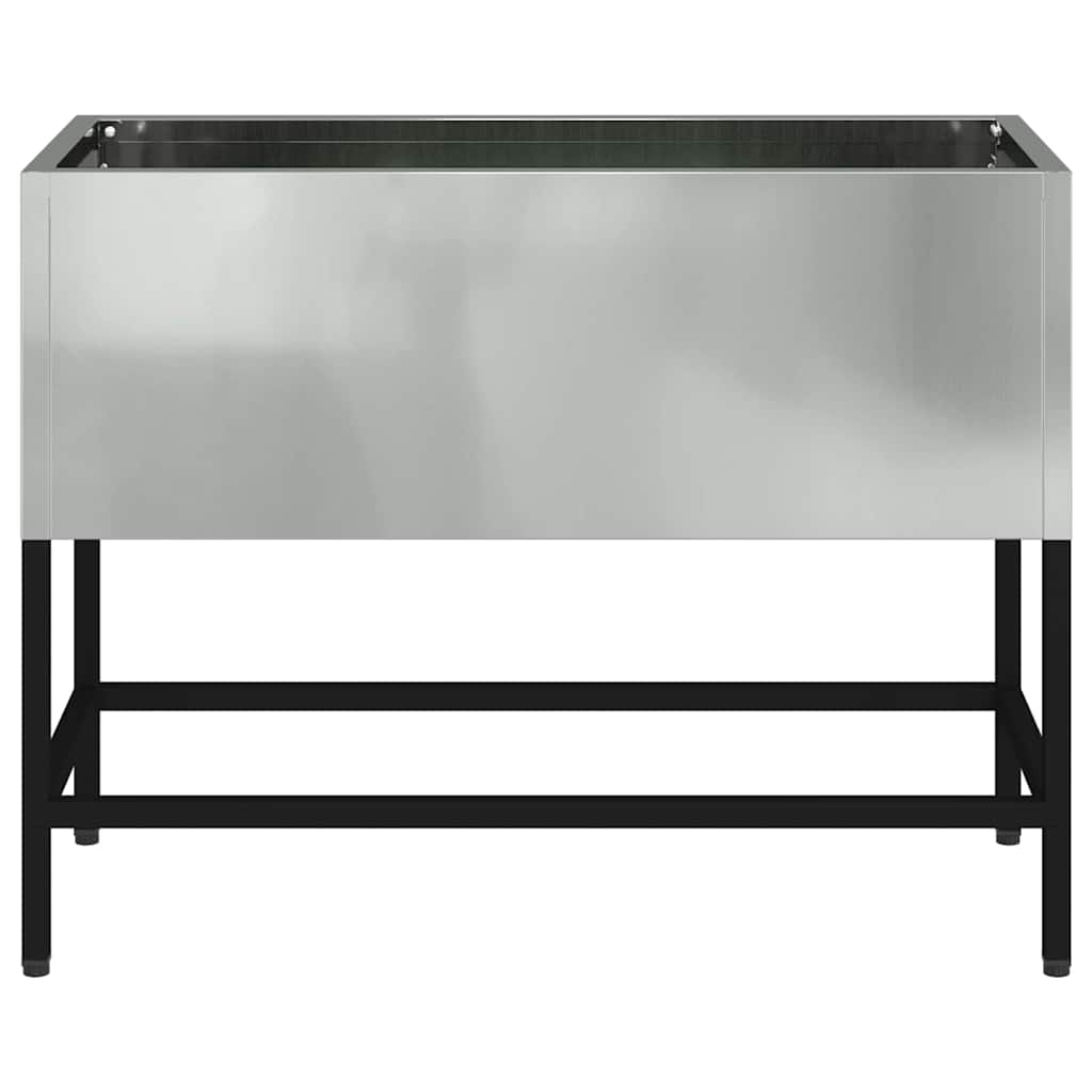 Ghiveci ridicat pentru grădină Argintiu 60 x 26 x 45 cm GartenMobel Dekor