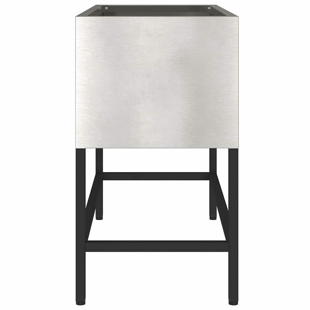 Ghiveci ridicat pentru grădină Argintiu 60 x 26 x 45 cm GartenMobel Dekor