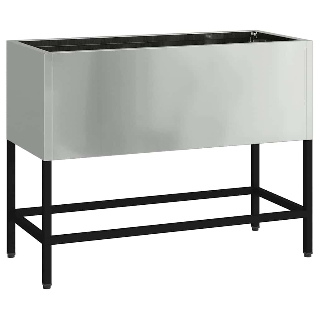 Ghiveci ridicat pentru grădină Argintiu 60 x 26 x 45 cm GartenMobel Dekor