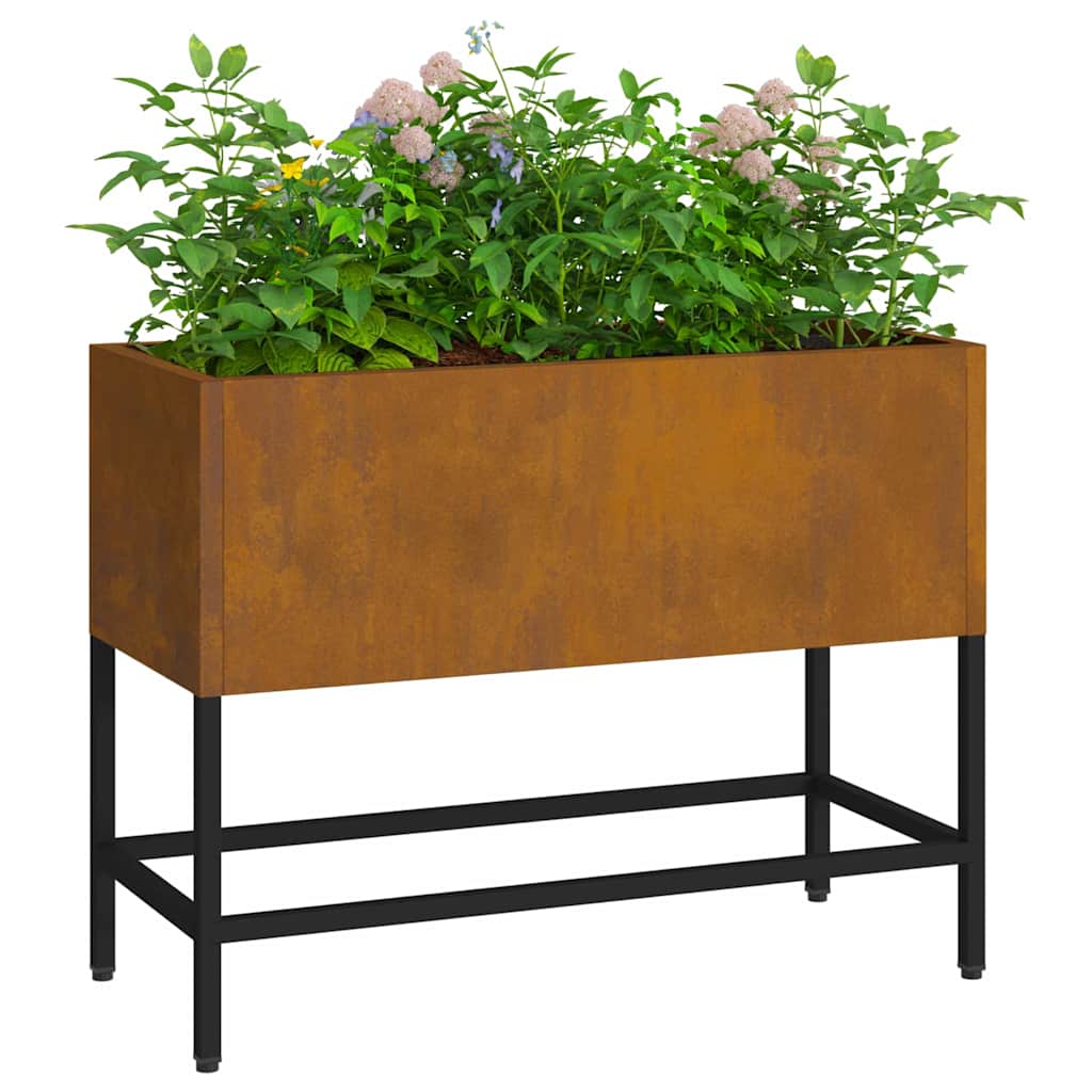 Ghiveci ridicat pentru grădină Ruginit 60 x 26 x 45 cm GartenMobel Dekor