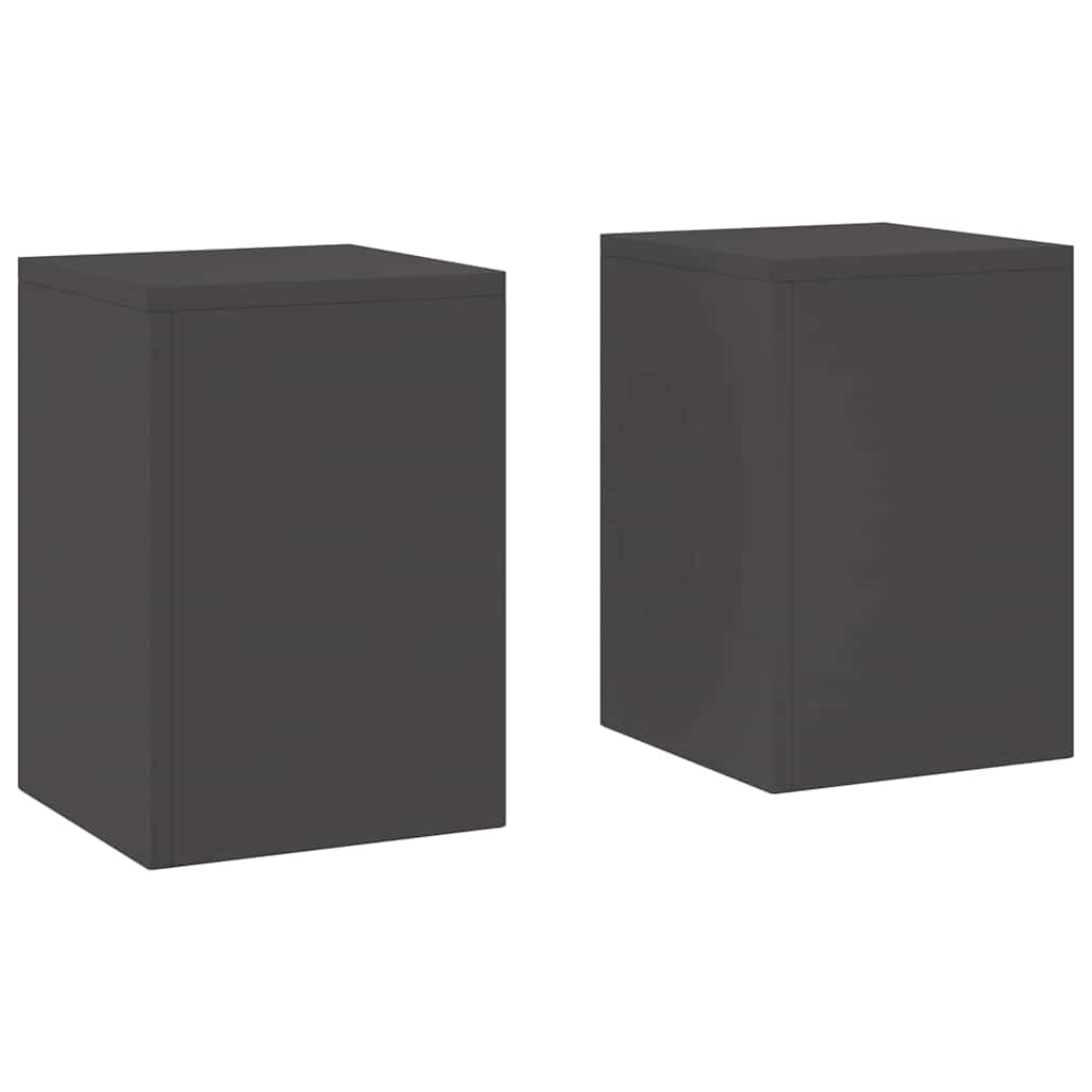 Suporturi pentru plante 2 pcs Negru 24 x 24 x 35 cm Oțel GartenMobel Dekor