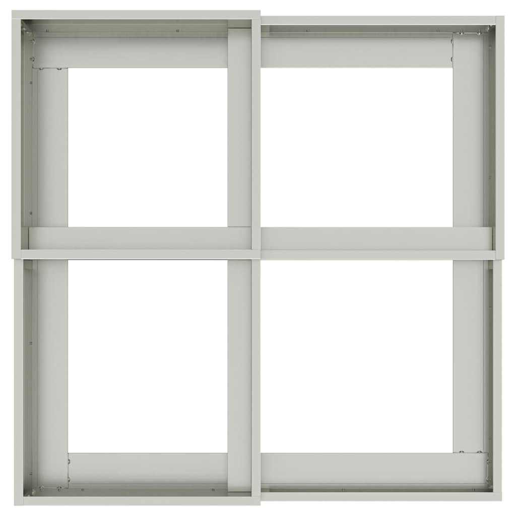 Vază pentru Grădină Argintiu 100 x 100 x 60 cm Oțel galvanizat GartenMobel Dekor