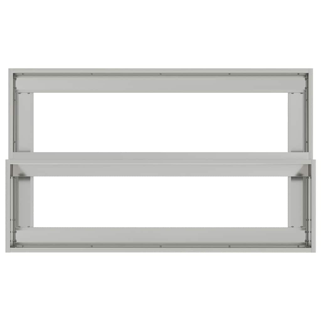 Vază pentru Grădină Argintiu 100 x 60 x 45 cm Oțel galvanizat GartenMobel Dekor