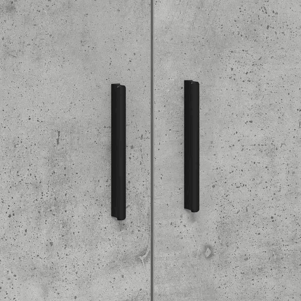 Dulap de depozitare Gri beton 127 x 41 x 40 cm Lemn compozit GartenMobel Dekor