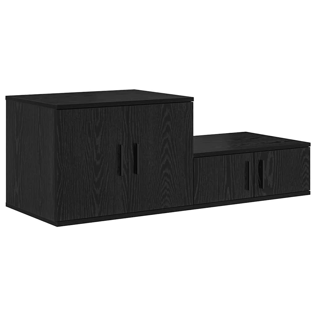 Dulap de depozitare Stejar negru 108 x 41 x 40 cm Lemn compozit GartenMobel Dekor
