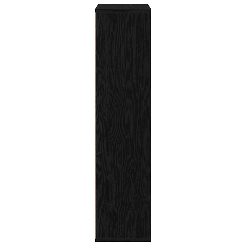 Raft Stejar negru 50 x 25 x 105 cm Lemn compozit GartenMobel Dekor