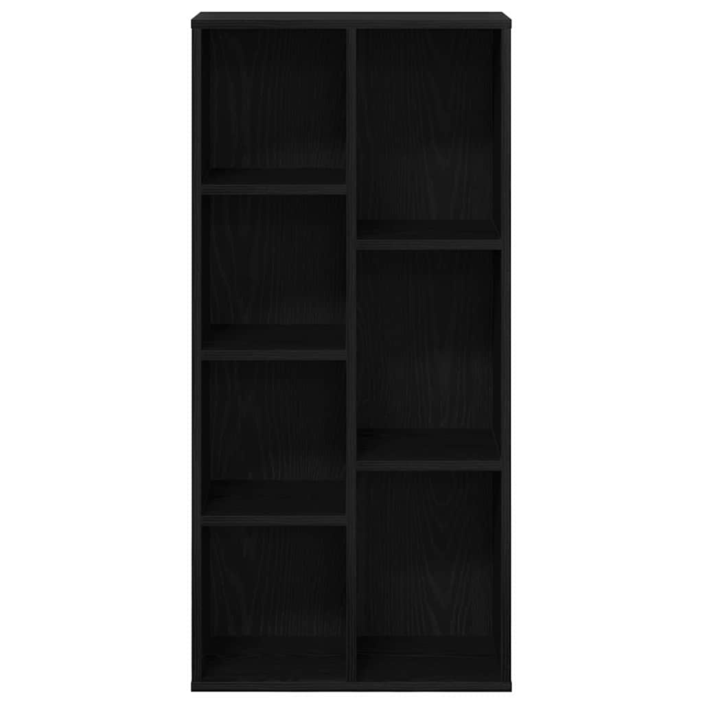 Raft Stejar negru 50 x 25 x 105 cm Lemn compozit GartenMobel Dekor