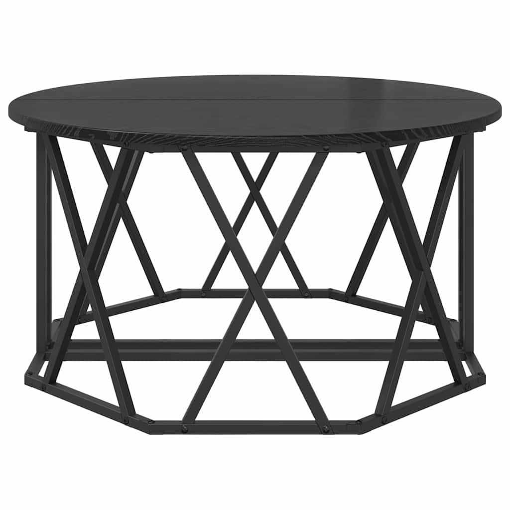Masă de cafea Stejar negru 80 x 80 x 42 cm GartenMobel Dekor
