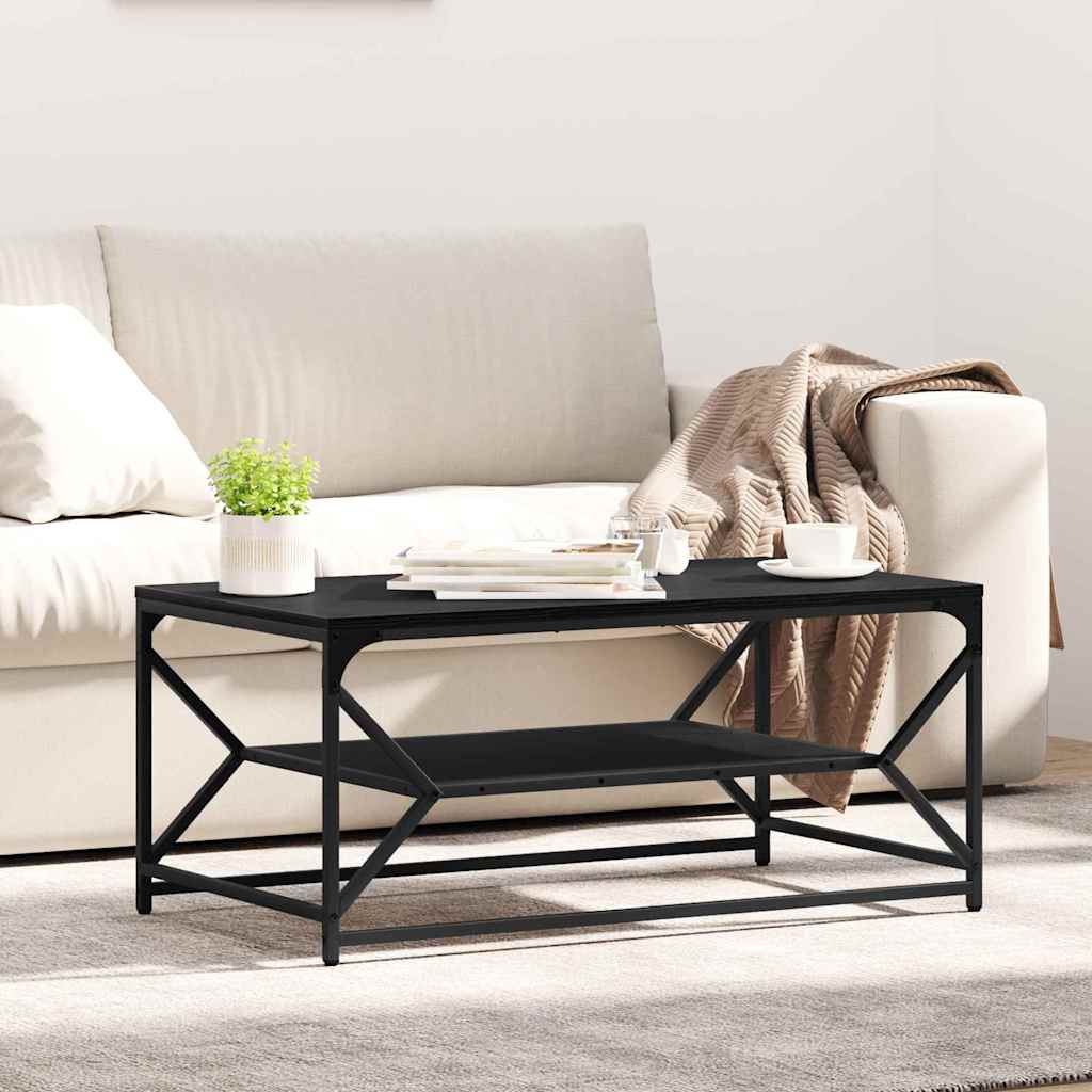 Masă de cafea Stejar negru 90 x 50 x 40 cm GartenMobel Dekor