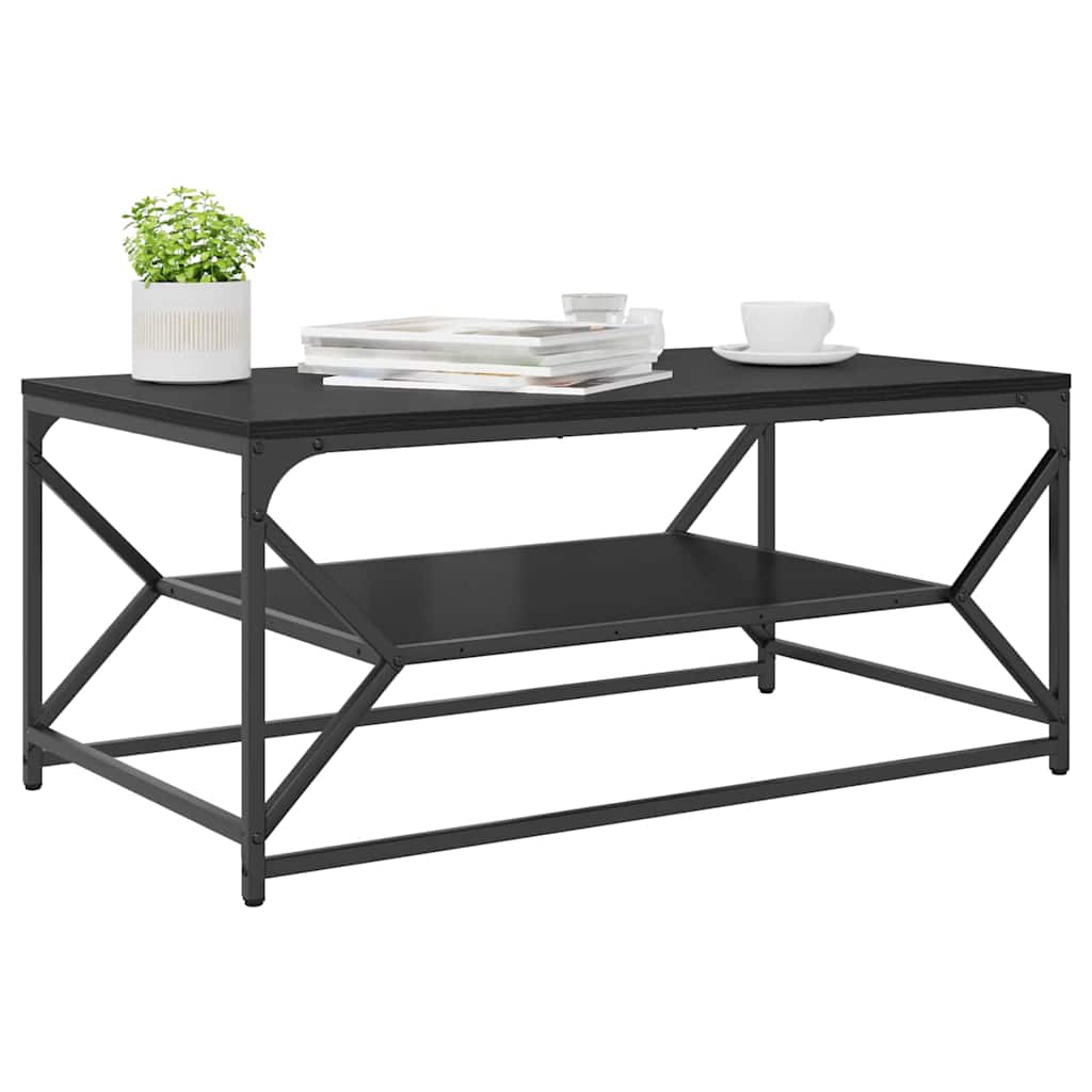 Masă de cafea Stejar negru 90 x 50 x 40 cm GartenMobel Dekor
