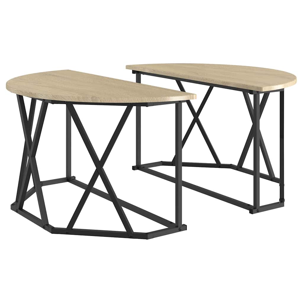 Masă de cafea Stejar sonoma 80 x 80 x 42 cm GartenMobel Dekor