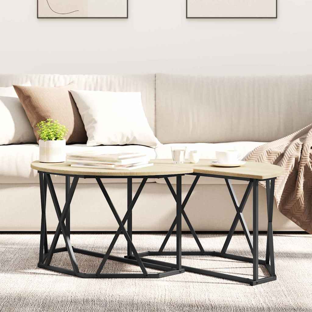 Masă de cafea Stejar sonoma 80 x 80 x 42 cm GartenMobel Dekor