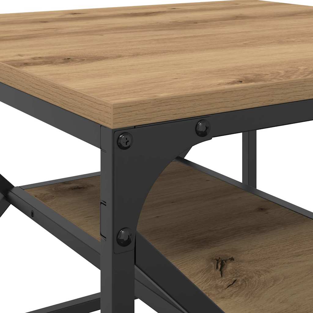 Masă de cafea stejar artizanal 51 x 50 x 40 cm GartenMobel Dekor