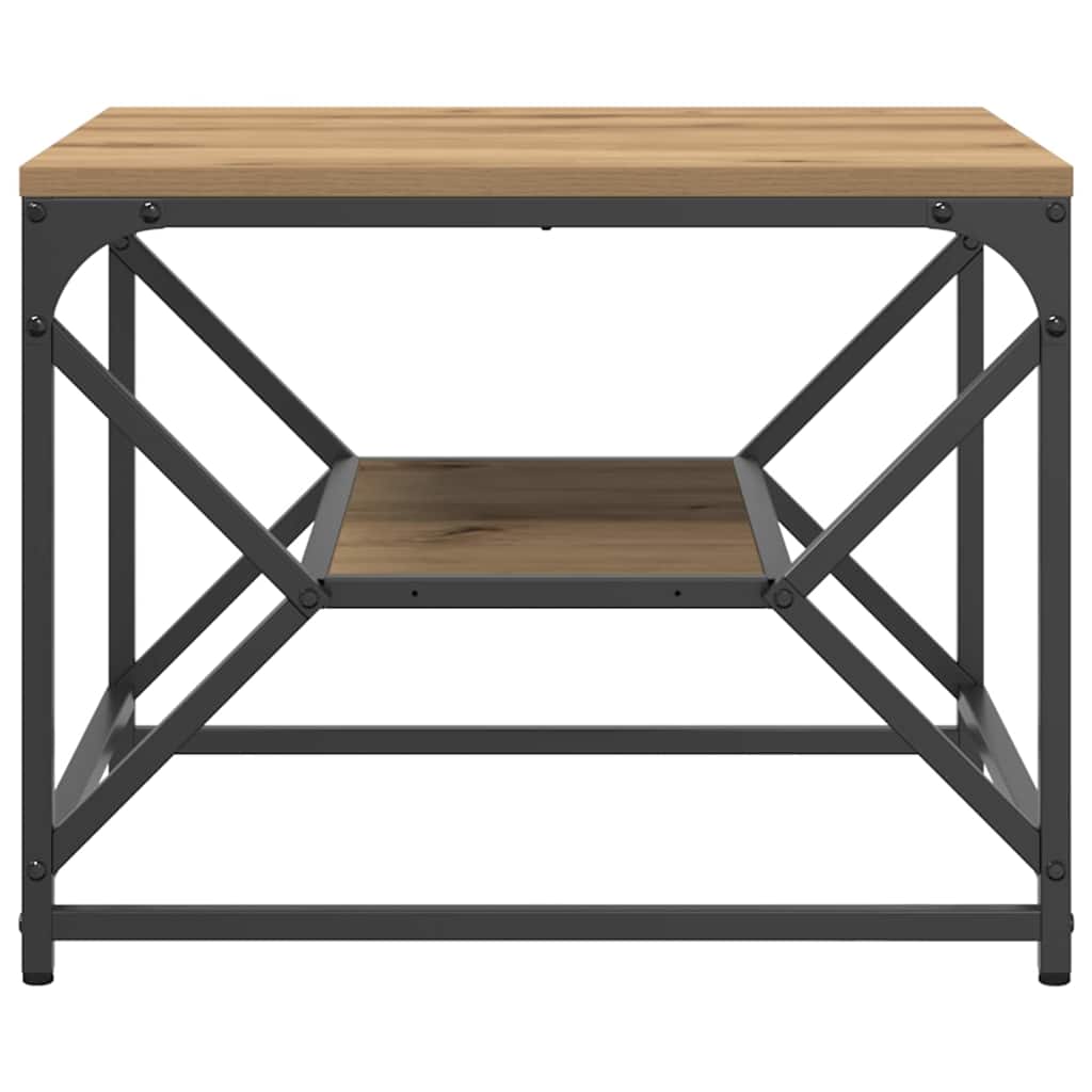 Masă de cafea stejar artizanal 51 x 50 x 40 cm GartenMobel Dekor