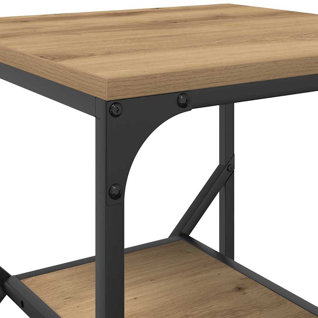 Masă laterală stejar artizanal 41 x 40 x 60 cm GartenMobel Dekor