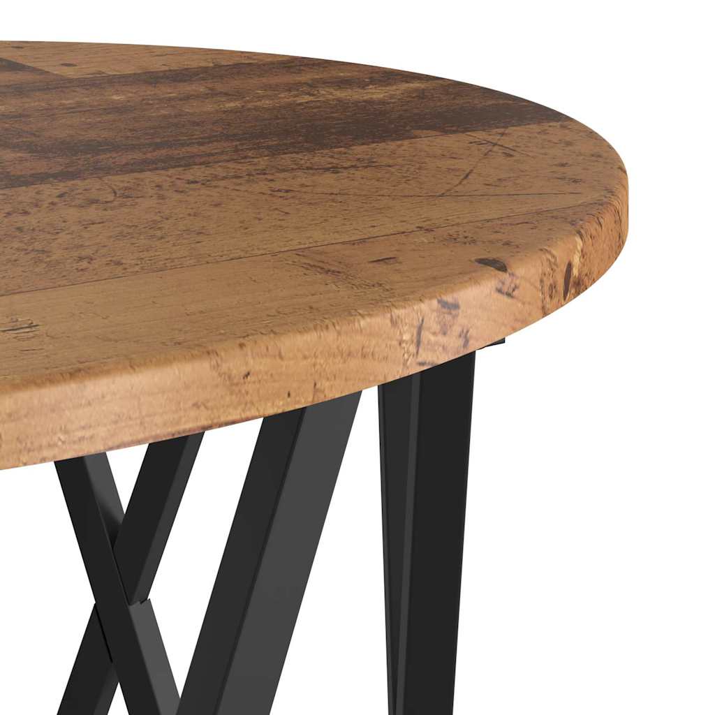 Masă de cafea 2 pcs Lemn vechi 50 x 50 x 50 cm GartenMobel Dekor