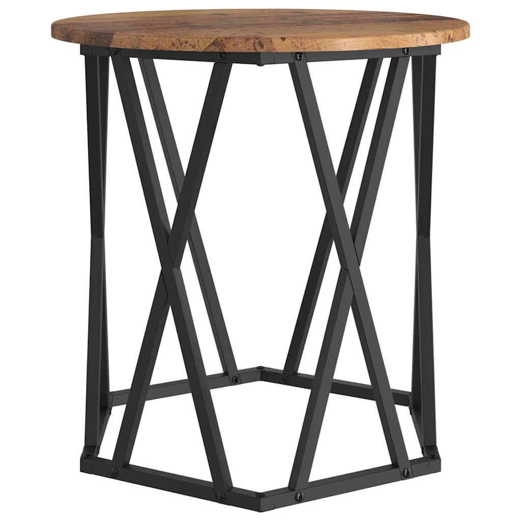 Masă de cafea 2 pcs Lemn vechi 50 x 50 x 50 cm GartenMobel Dekor