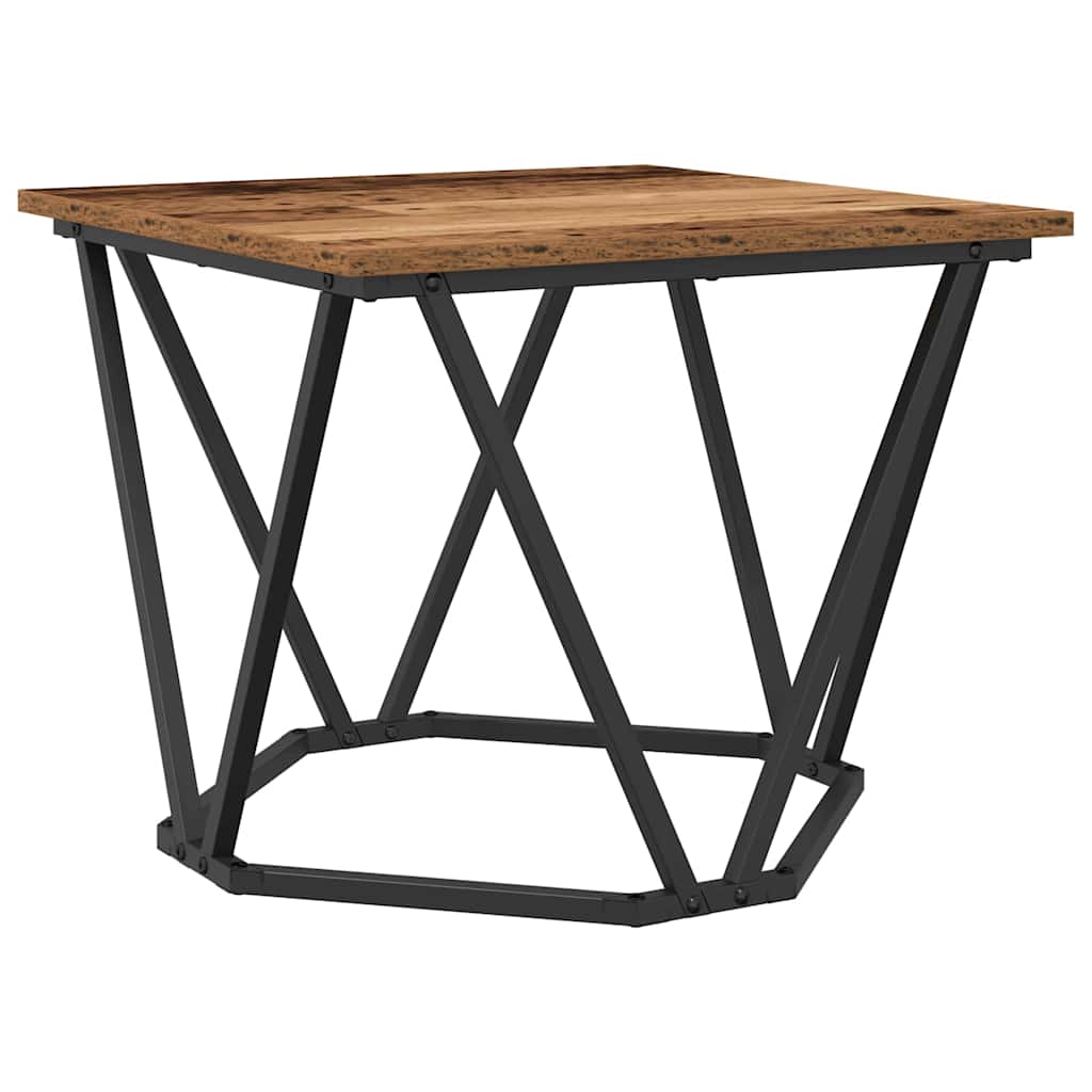 Masă de cafea 3 pcs Lemn vechi 50 x 50 x 40 cm GartenMobel Dekor