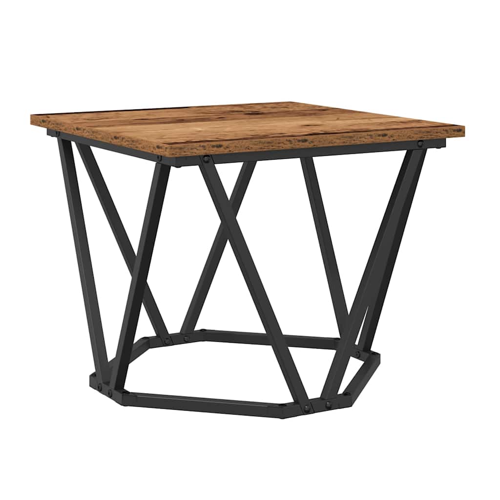 Masă de cafea 3 pcs Lemn vechi 50 x 50 x 40 cm GartenMobel Dekor