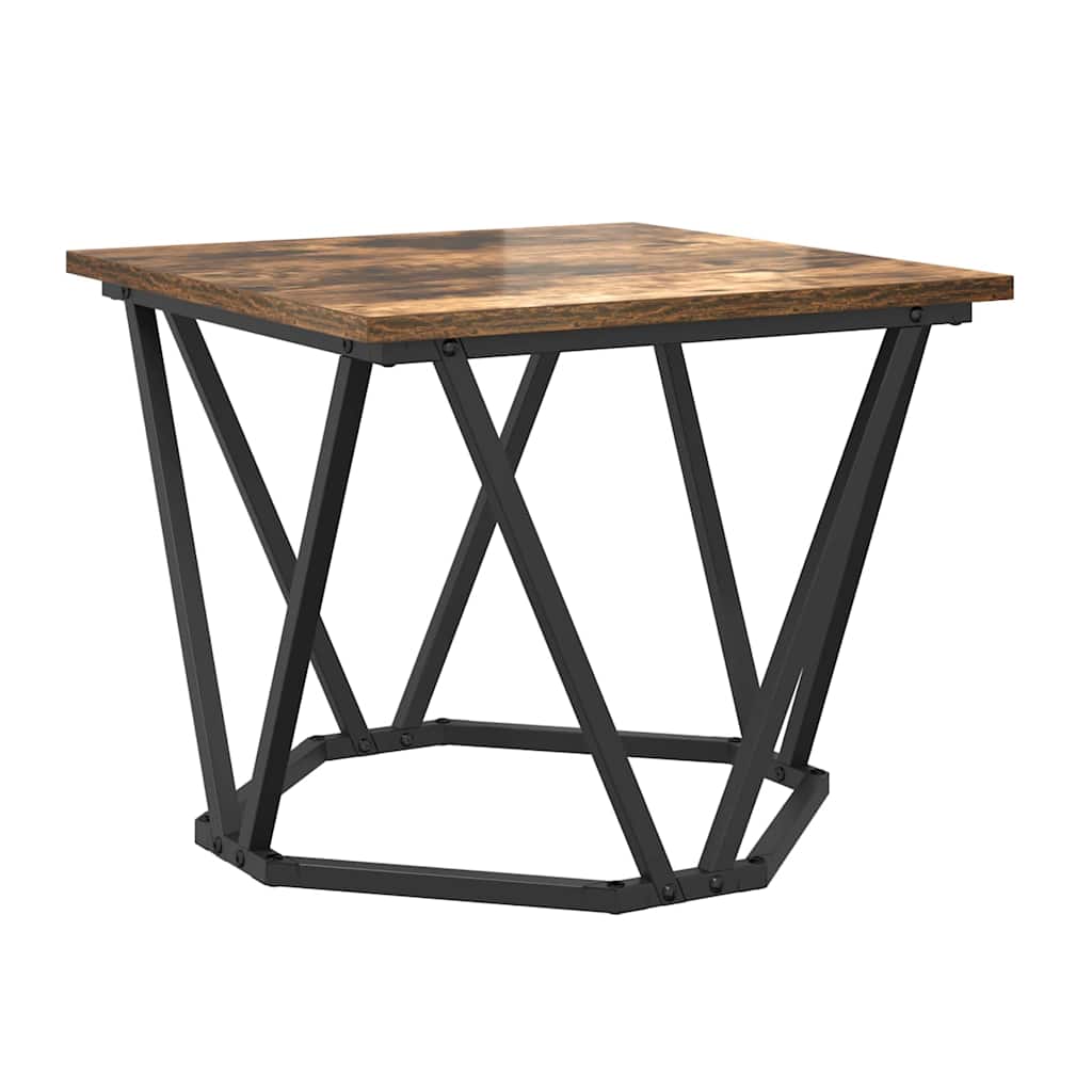 Masă de cafea 3 pcs Stejar afumat 50 x 50 x 40 cm GartenMobel Dekor