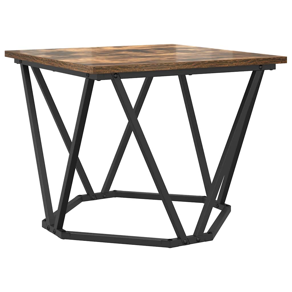 Masă de cafea 3 pcs Stejar afumat 50 x 50 x 40 cm GartenMobel Dekor