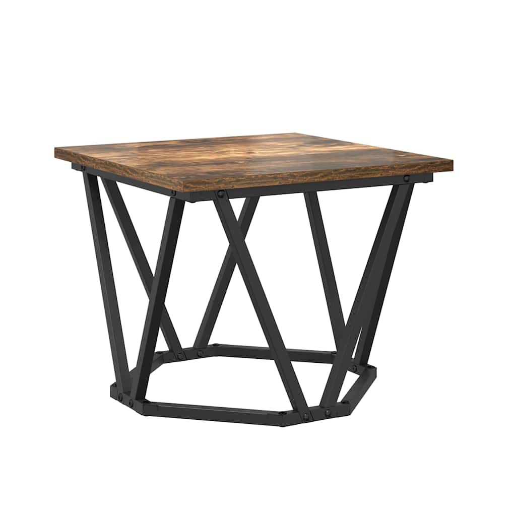 Masă de cafea 3 pcs Stejar afumat 50 x 50 x 40 cm GartenMobel Dekor