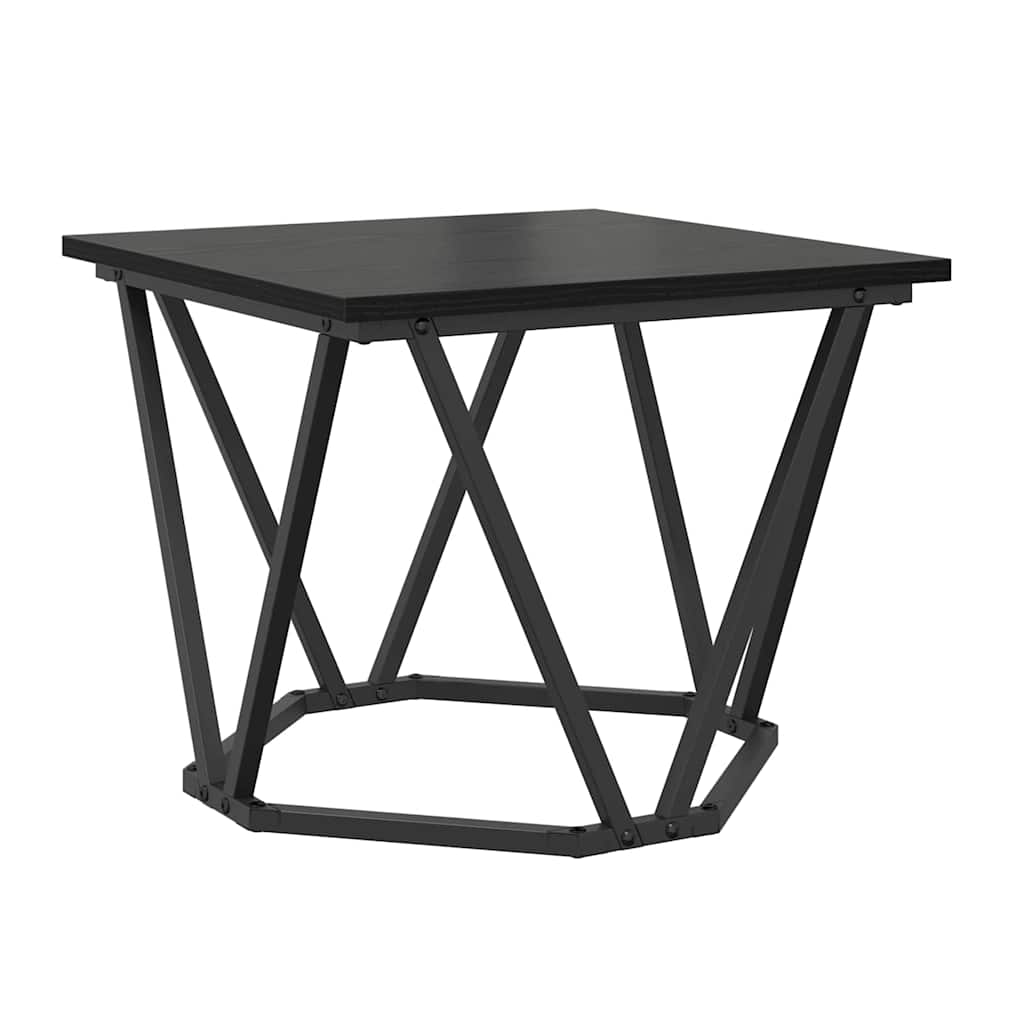 Masă de cafea 3 pcs Stejar negru 50 x 50 x 40 cm GartenMobel Dekor