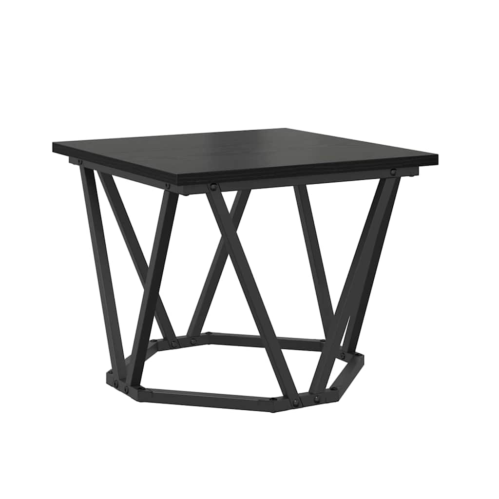 Masă de cafea 3 pcs Stejar negru 50 x 50 x 40 cm GartenMobel Dekor