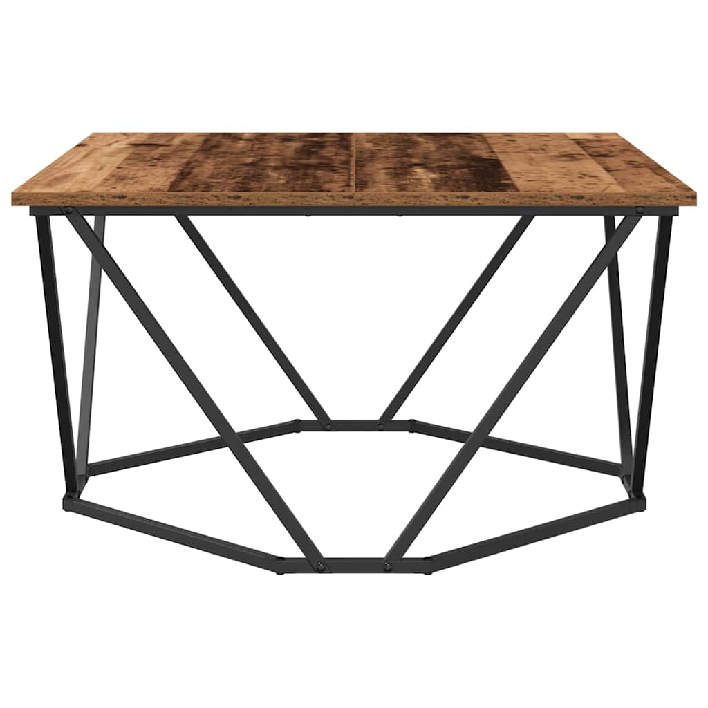 Masă de cafea Lemn vechi 80 x 80 x 45 cm GartenMobel Dekor
