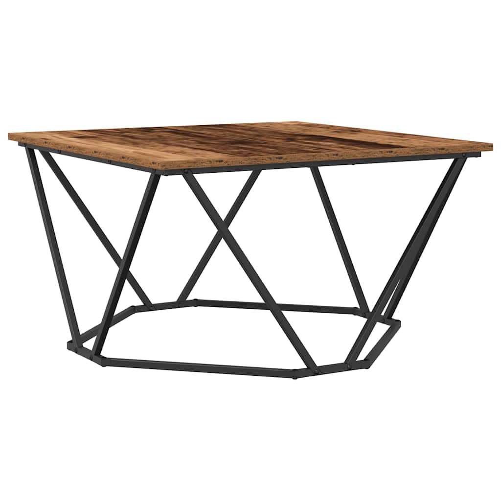 Masă de cafea Lemn vechi 80 x 80 x 45 cm GartenMobel Dekor