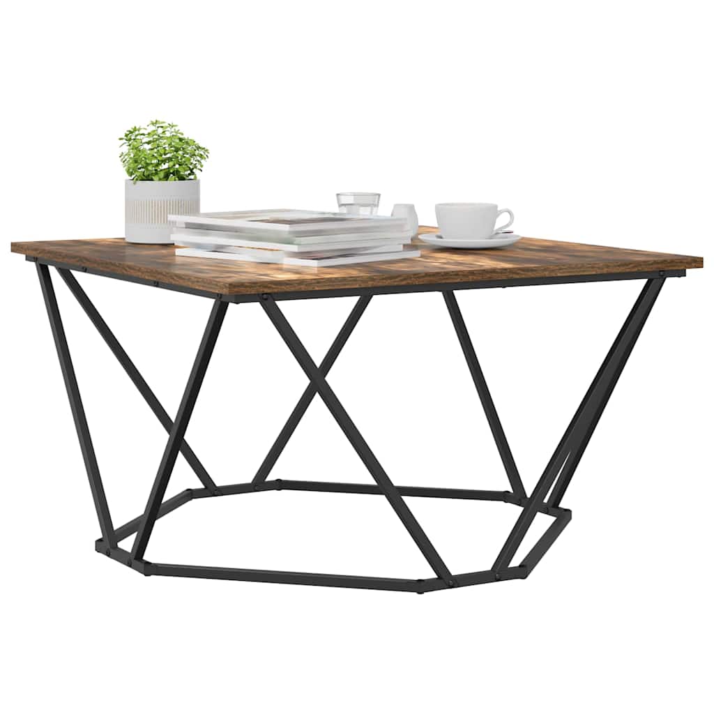 Masă de cafea Stejar afumat 80 x 80 x 45 cm GartenMobel Dekor