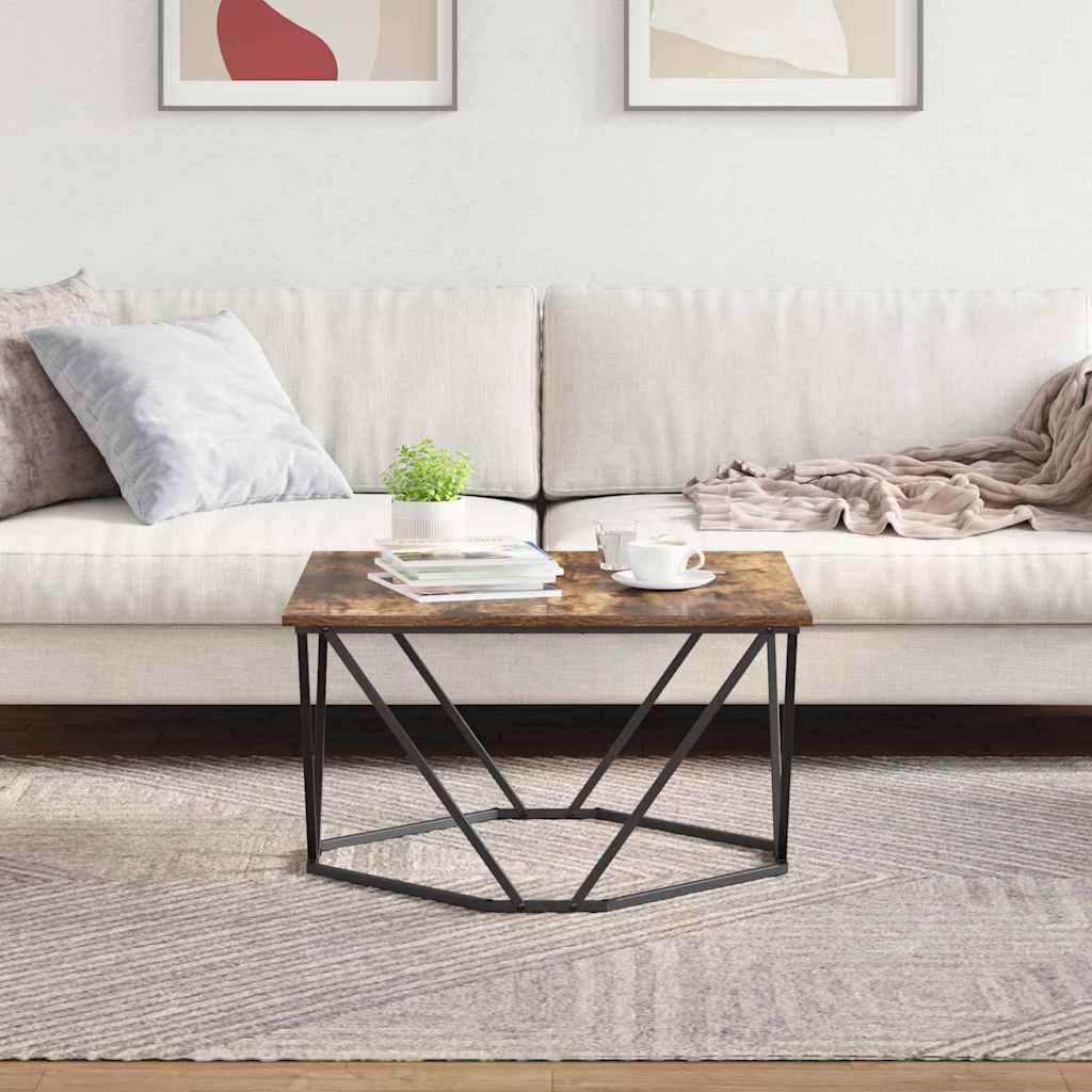 Masă de cafea Stejar afumat 80 x 80 x 45 cm GartenMobel Dekor
