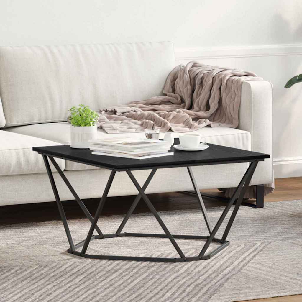 Masă de cafea Stejar negru 80 x 80 x 45 cm GartenMobel Dekor