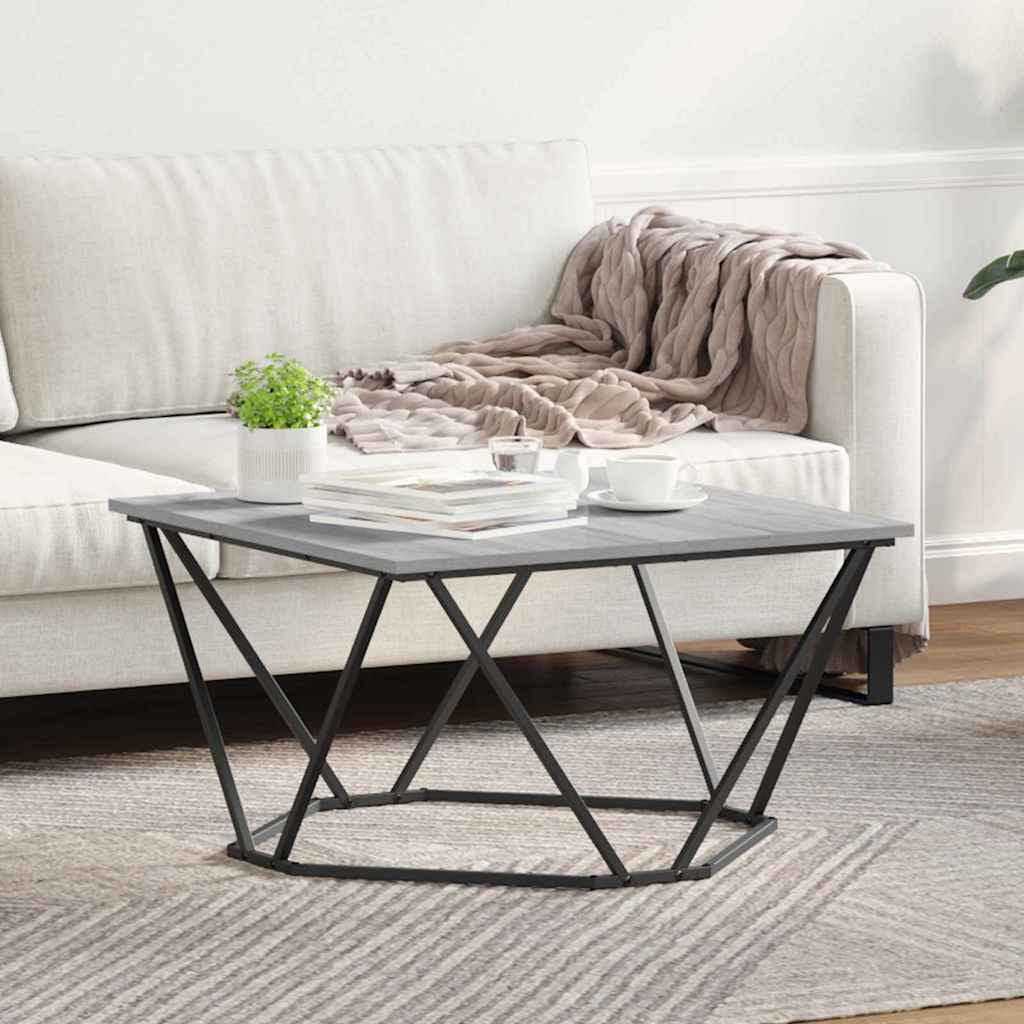 Masă de cafea sonoma gri 80 x 80 x 45 cm GartenMobel Dekor