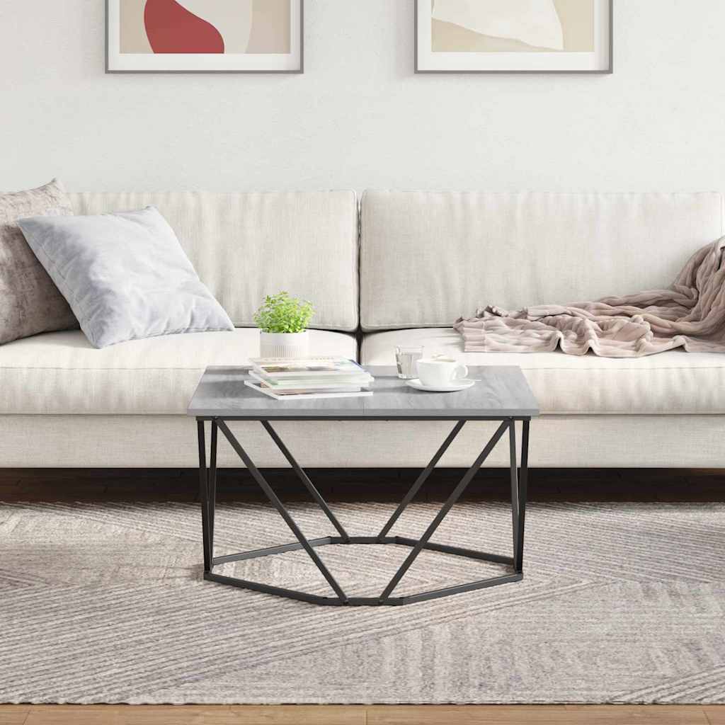 Masă de cafea sonoma gri 80 x 80 x 45 cm GartenMobel Dekor