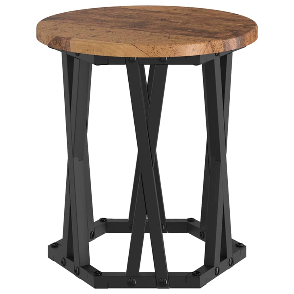 Masă laterală nesting 3 pcs Lemn vechi 53 x 53 x 40 cm GartenMobel Dekor
