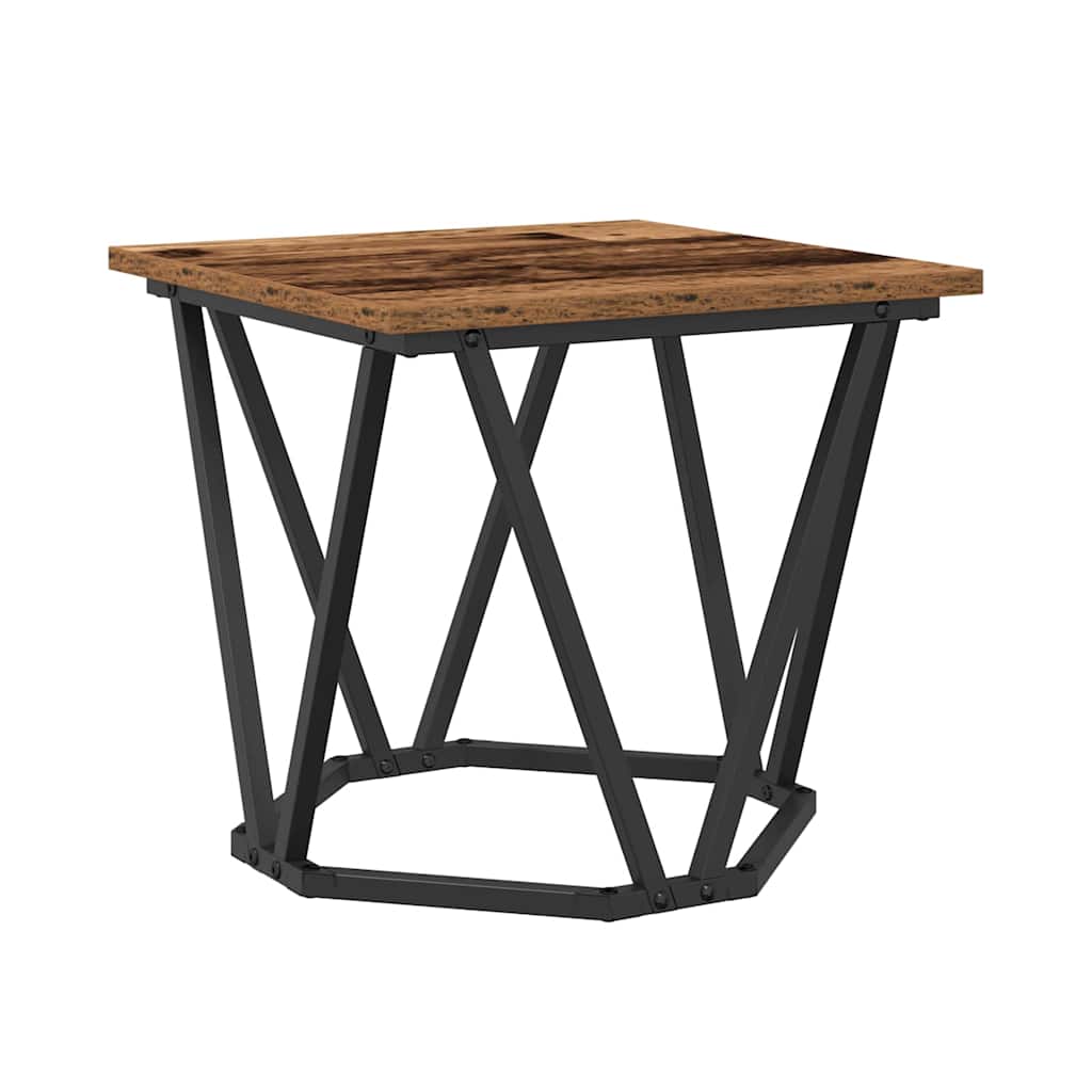 Set măsuțe laterale 2 pcs Lemn recuperat 50 x 50 x 40 cm GartenMobel Dekor