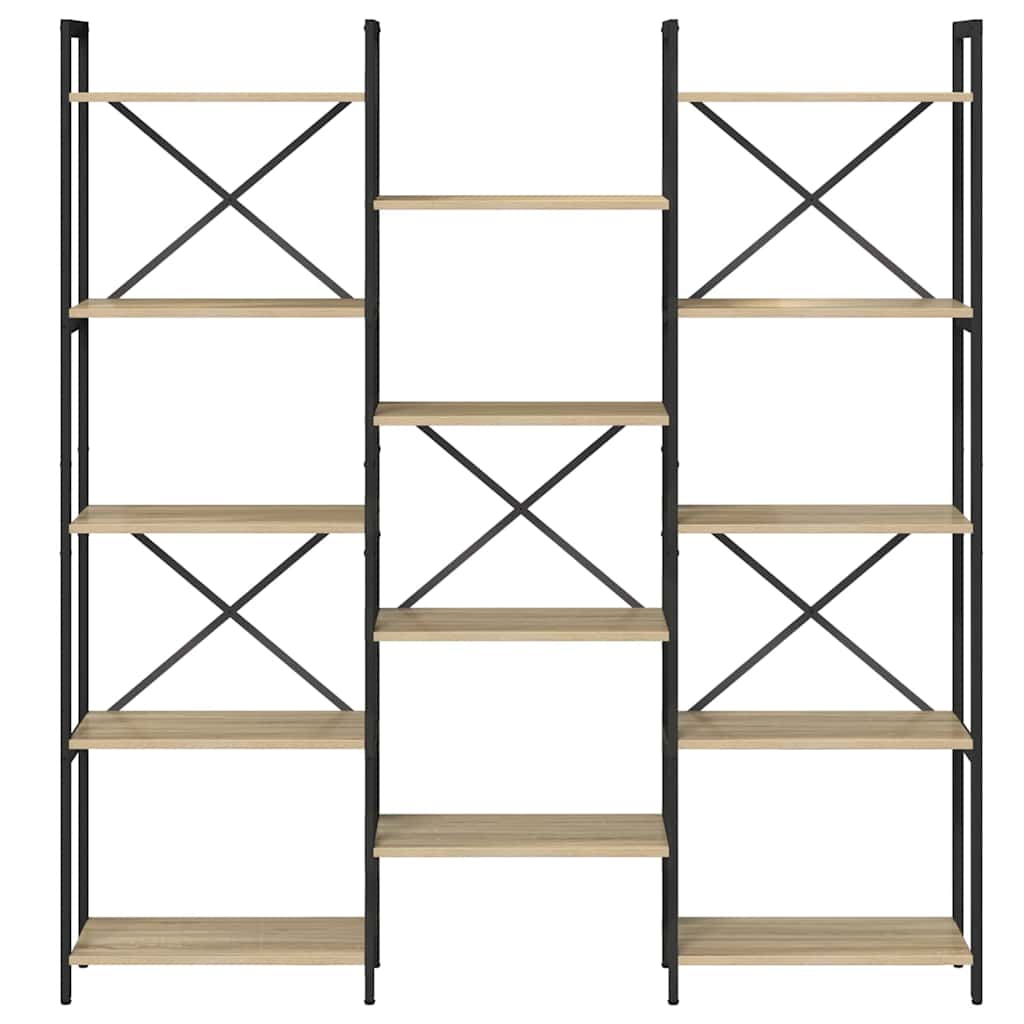 Raft pentru cărți Stejar sonoma 156 x 25 x 167.5 cm GartenMobel Dekor